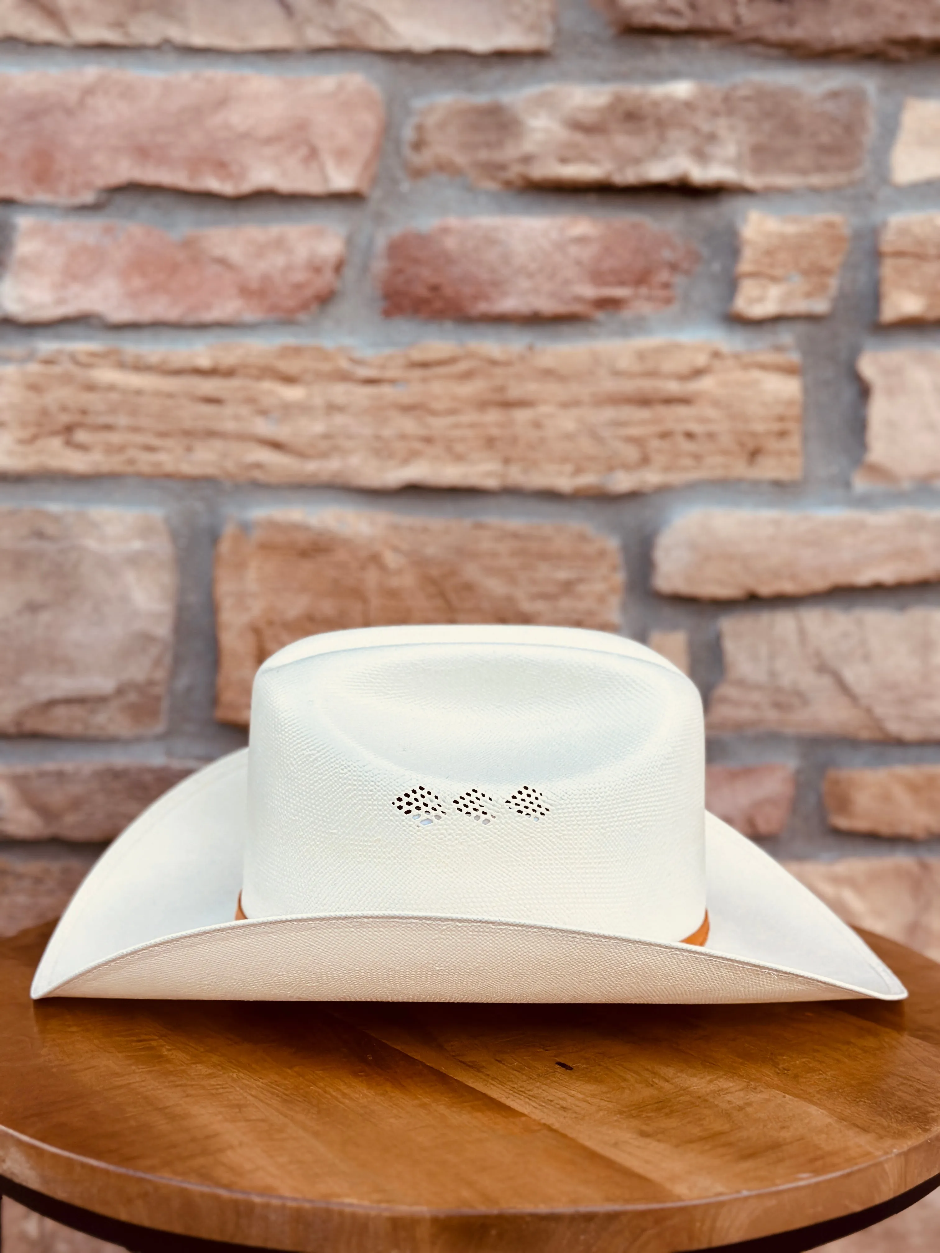 15X Larry Mahan El Primero Straw Hat 3 1/2" BRIM