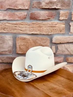 15X Larry Mahan El Primero Straw Hat 3 1/2" BRIM