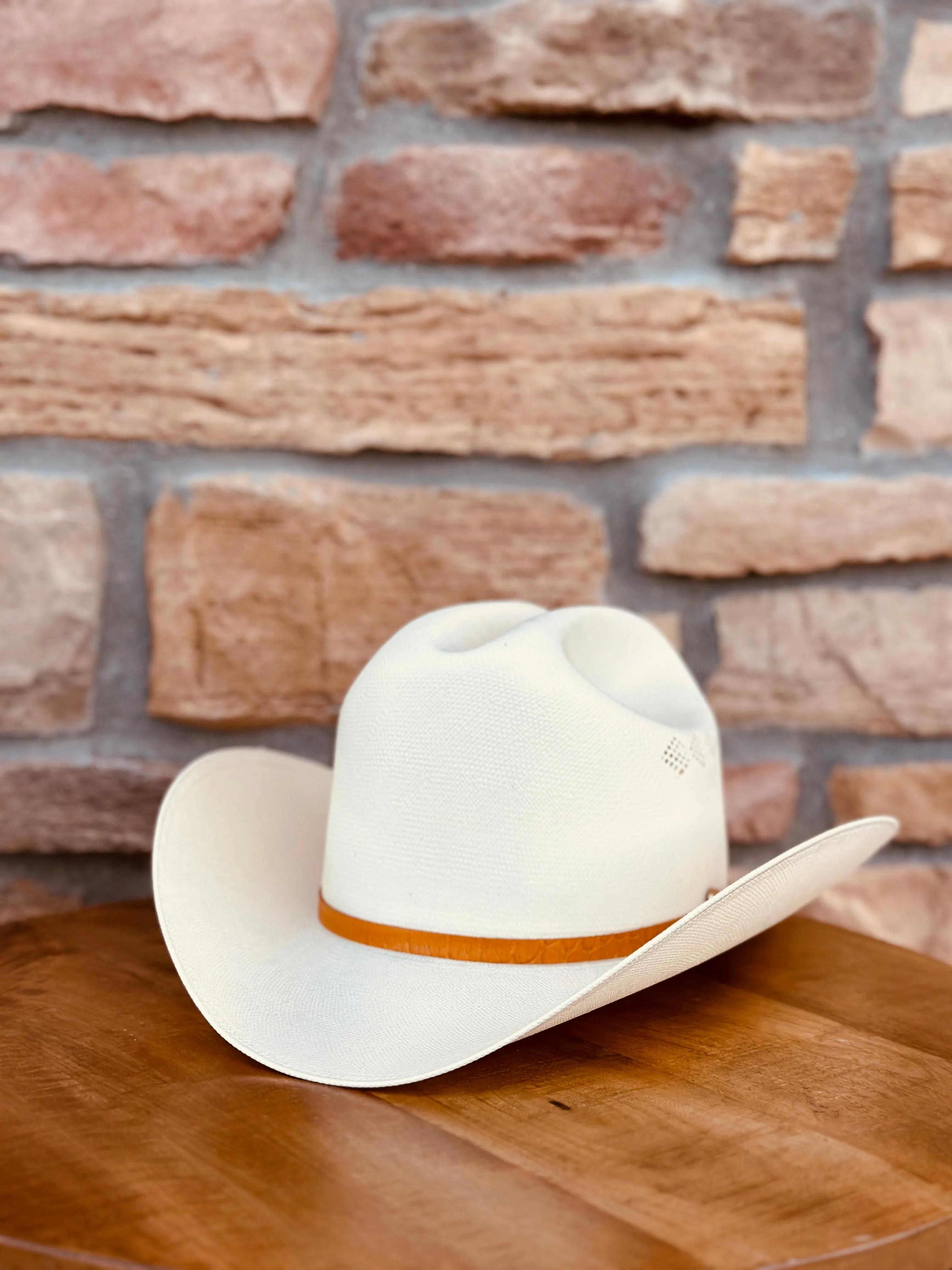 15X Larry Mahan El Primero Straw Hat 3 1/2" BRIM