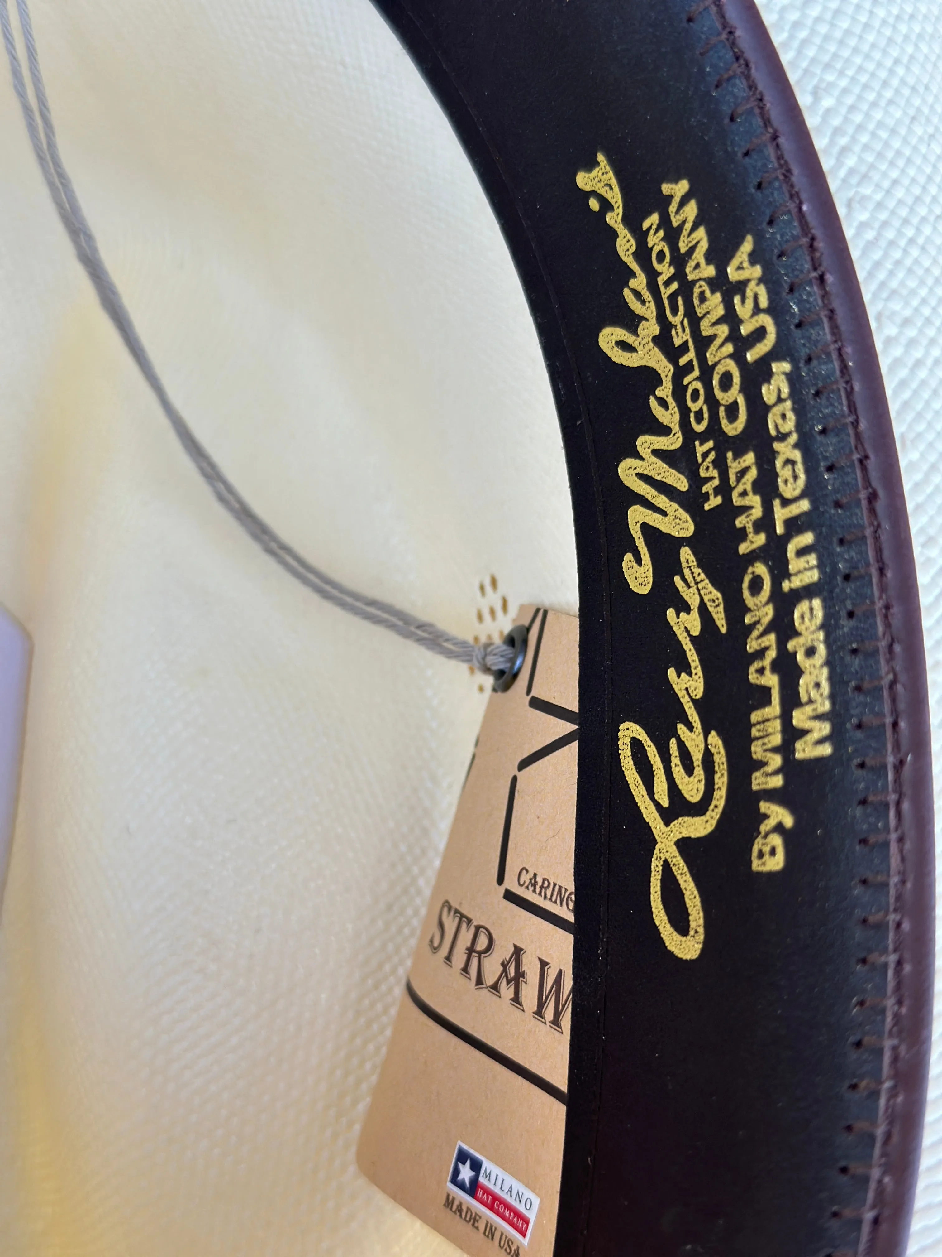 15X Larry Mahan El Primero Straw Hat 3 1/2" BRIM
