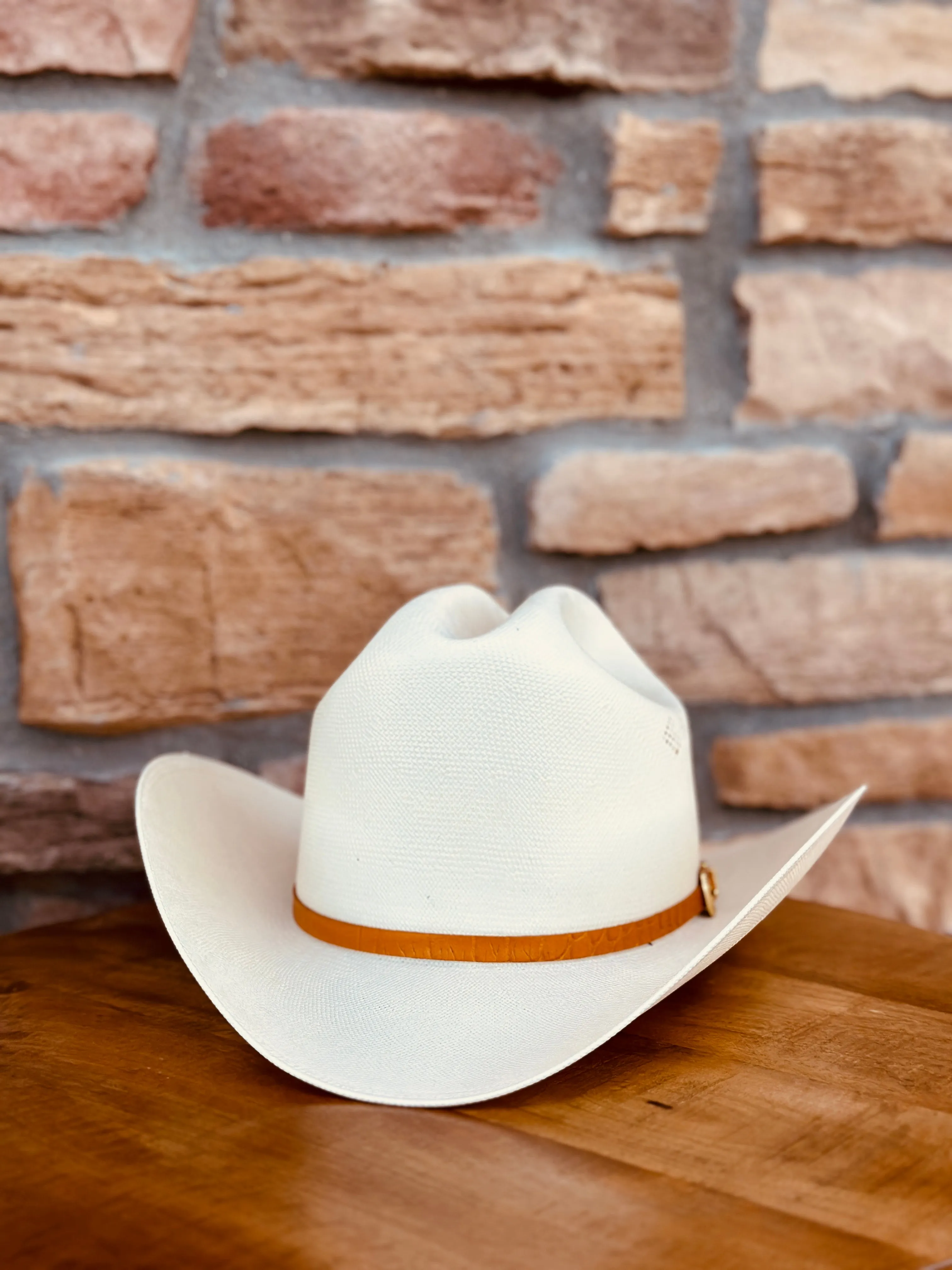 15X Larry Mahan El Primero Straw Hat 3 1/2" BRIM