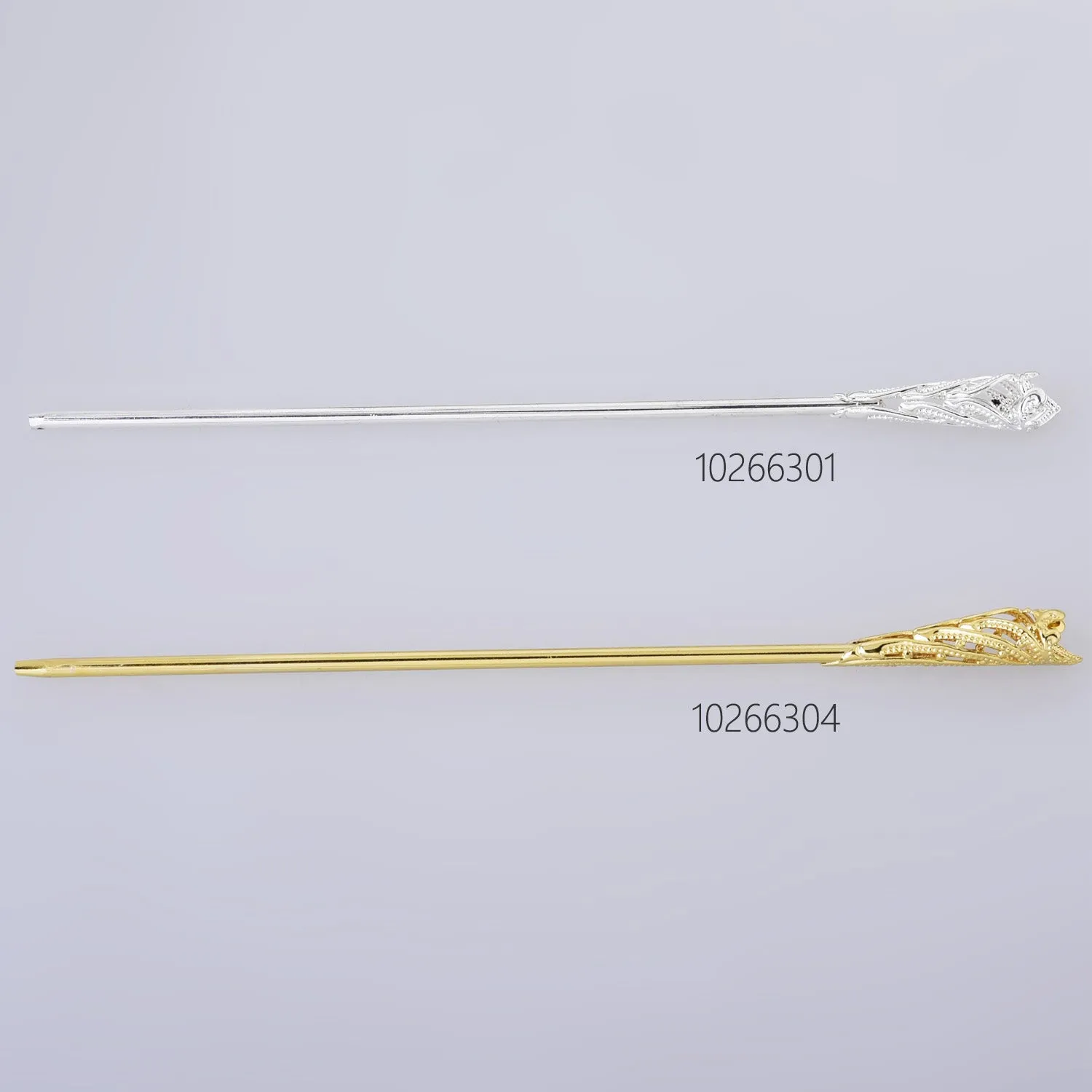 160*8*3mm Alloy Hairpin Hair Stick Hair Clip brass Flower Hair Findings Hair Accessories for Women Gift 5pcs 102663
