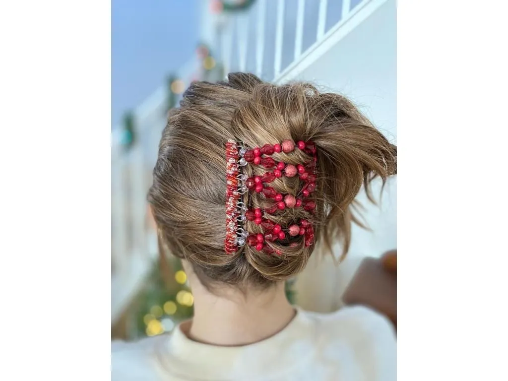 African Butterfly Wire Hair Clip - 9 Tong 692