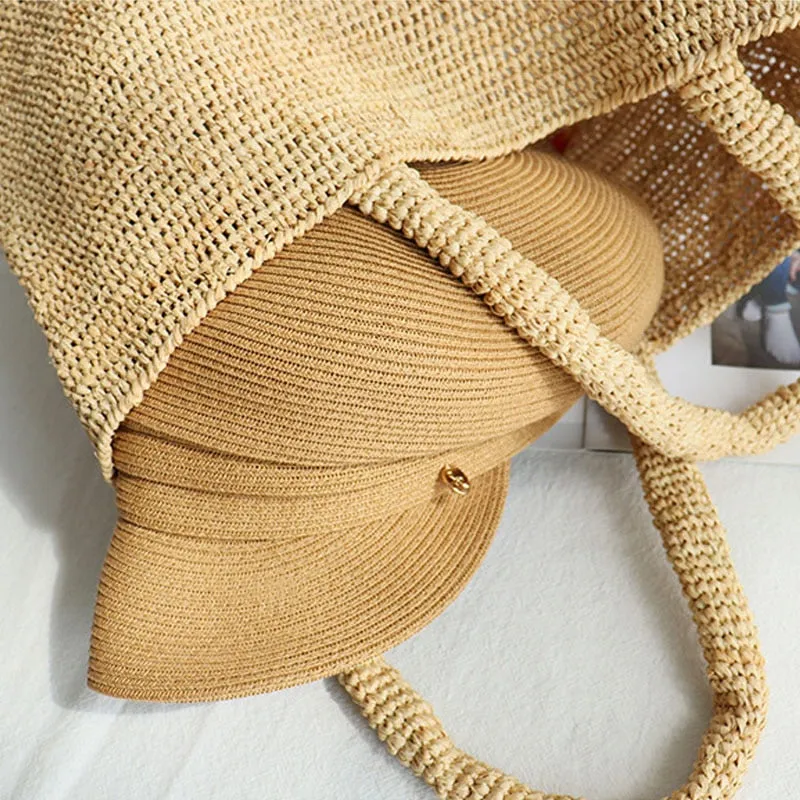 Airi Straw Newsboy Hats