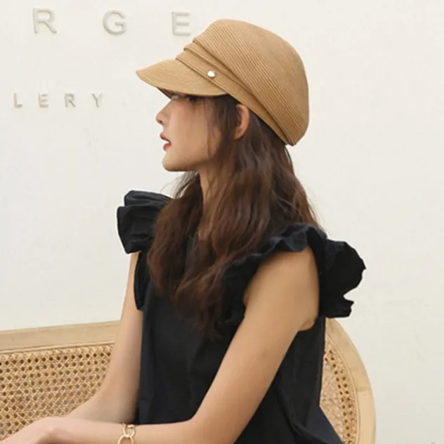 Airi Straw Newsboy Hats