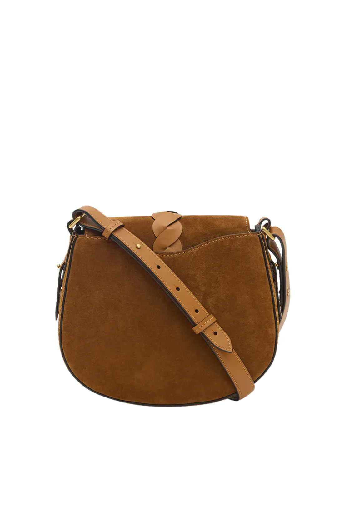 Altay Suede Small Handbag | Cognac