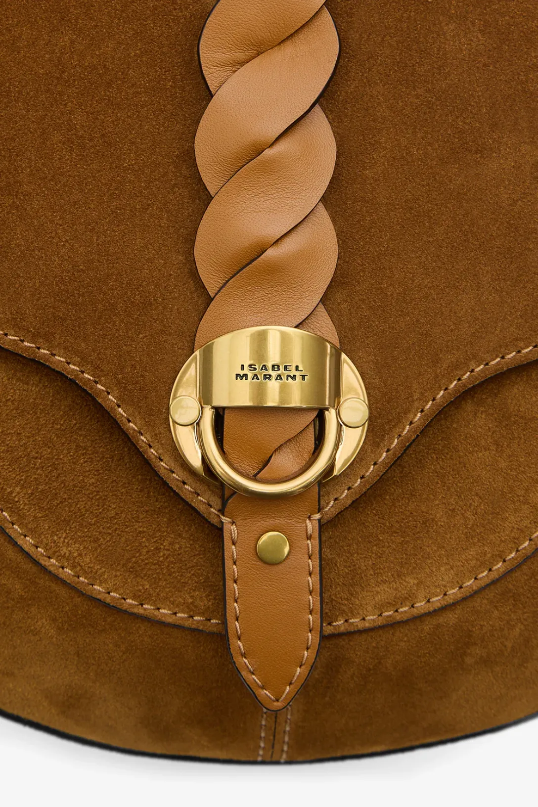 Altay Suede Small Handbag | Cognac