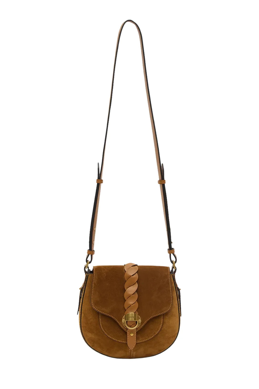 Altay Suede Small Handbag | Cognac
