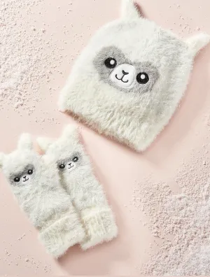 Animal Knit Hat & Mitts Set