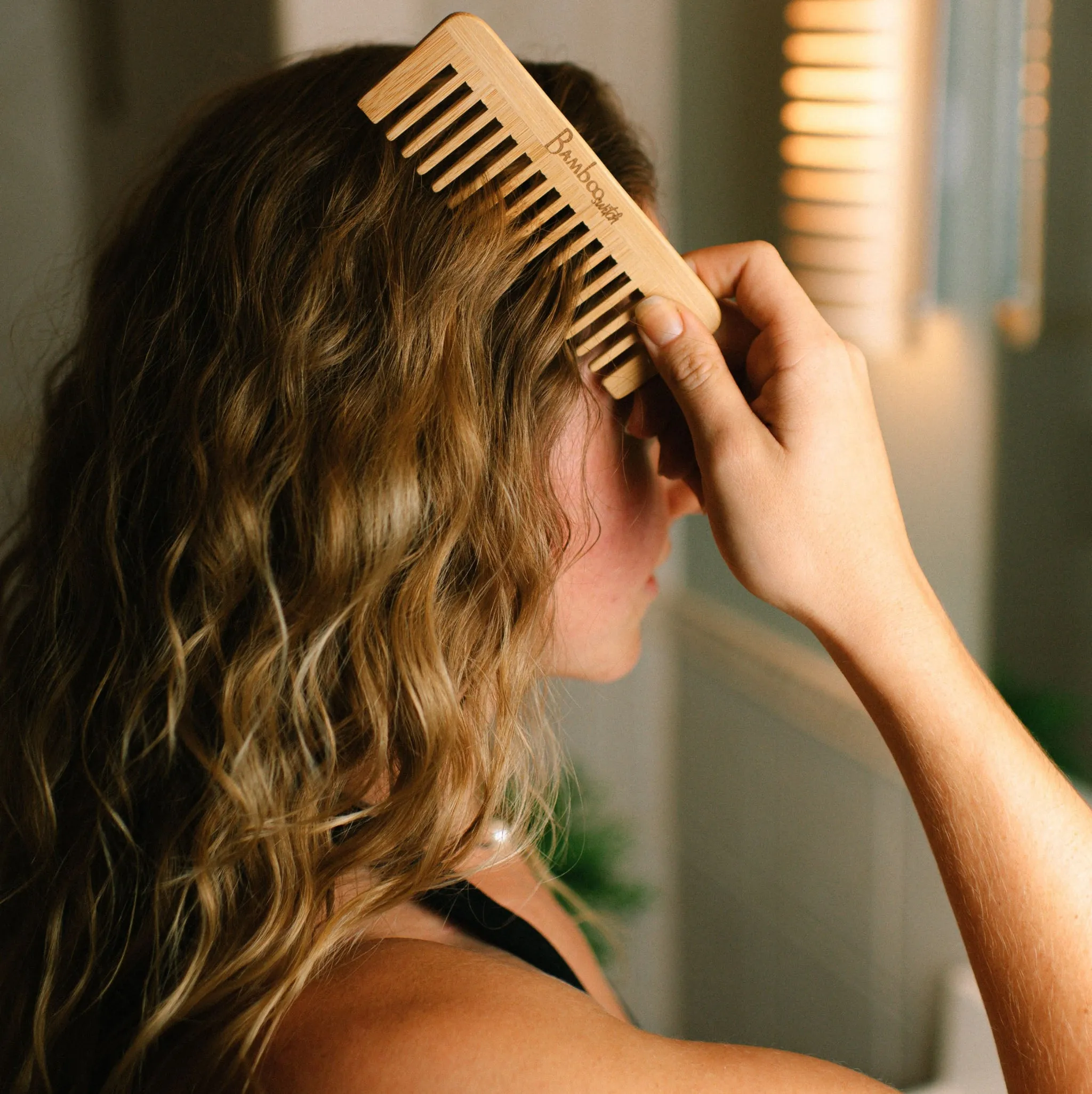 Bamboo Wide Tooth Comb