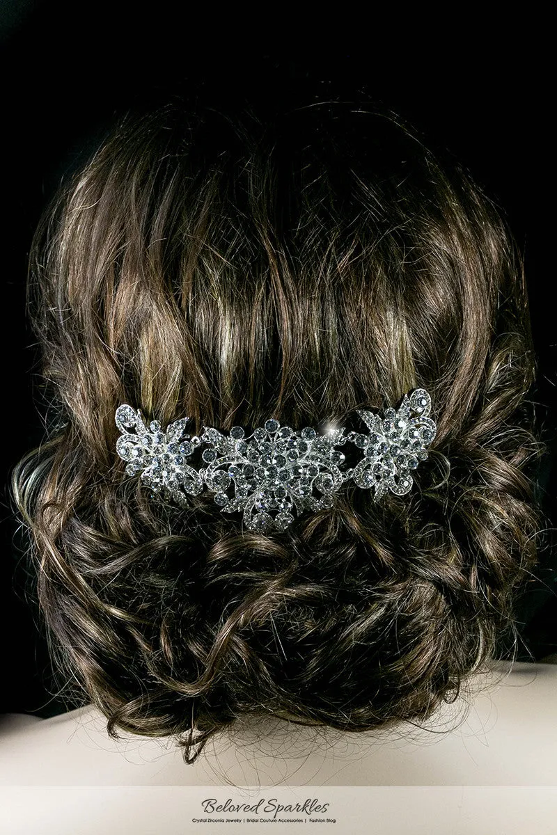 Beatrice Romantic Crystal Deco Hair Comb