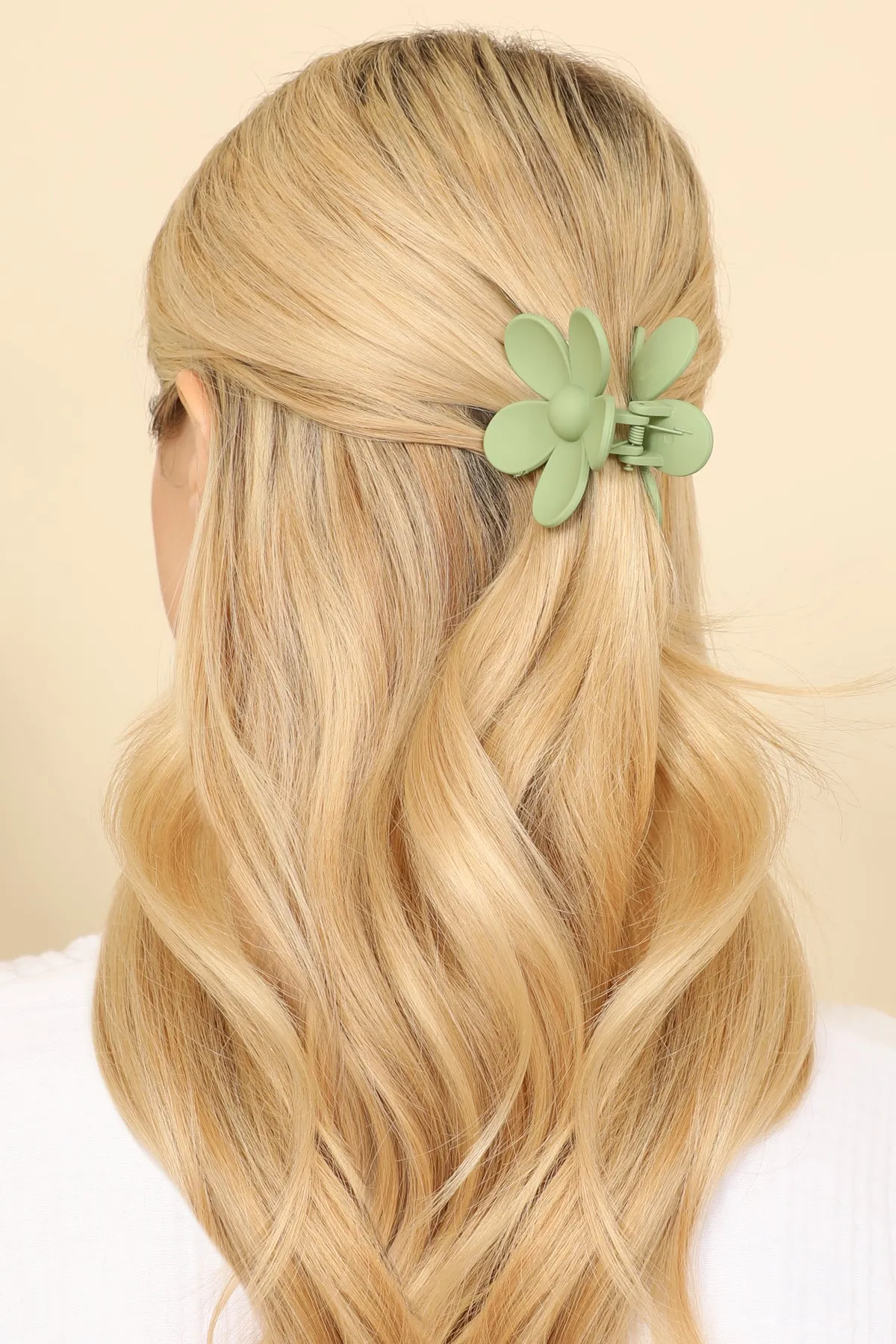 BEAUTIFUL BIG DAISY FLOWER HAIR CLAW CLIP HAIR ACCESORIES