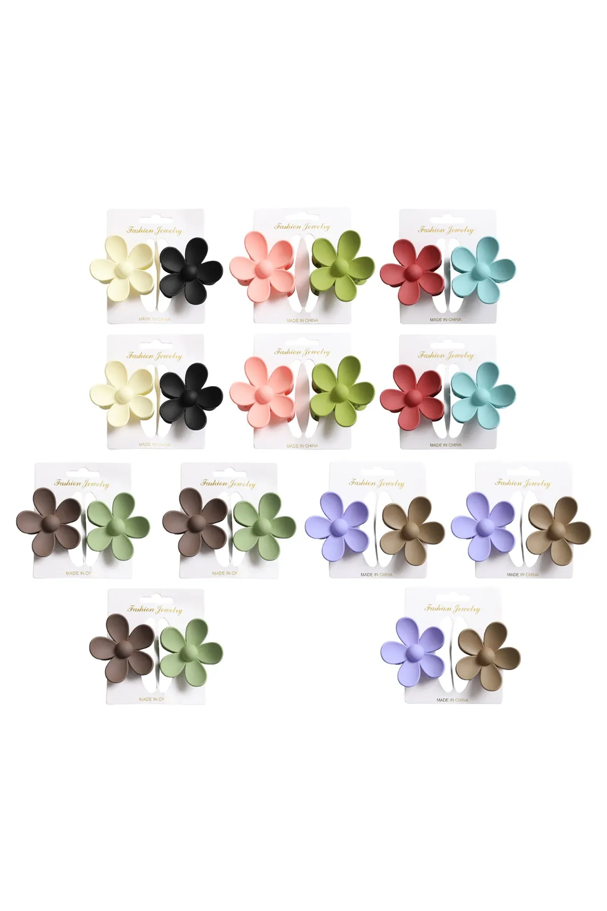 BEAUTIFUL BIG DAISY FLOWER HAIR CLAW CLIP HAIR ACCESORIES