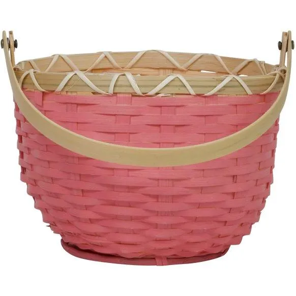 Blossom Basket Small - Raspberry
