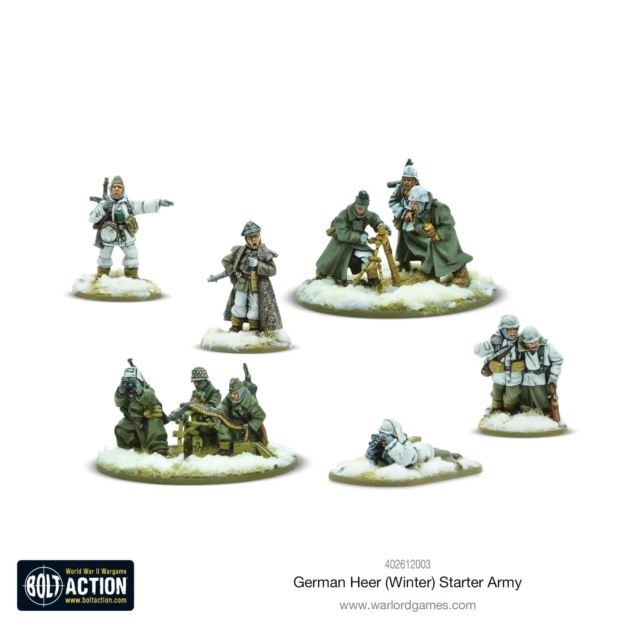 Bolt Action German Heer Winter Starter Army
