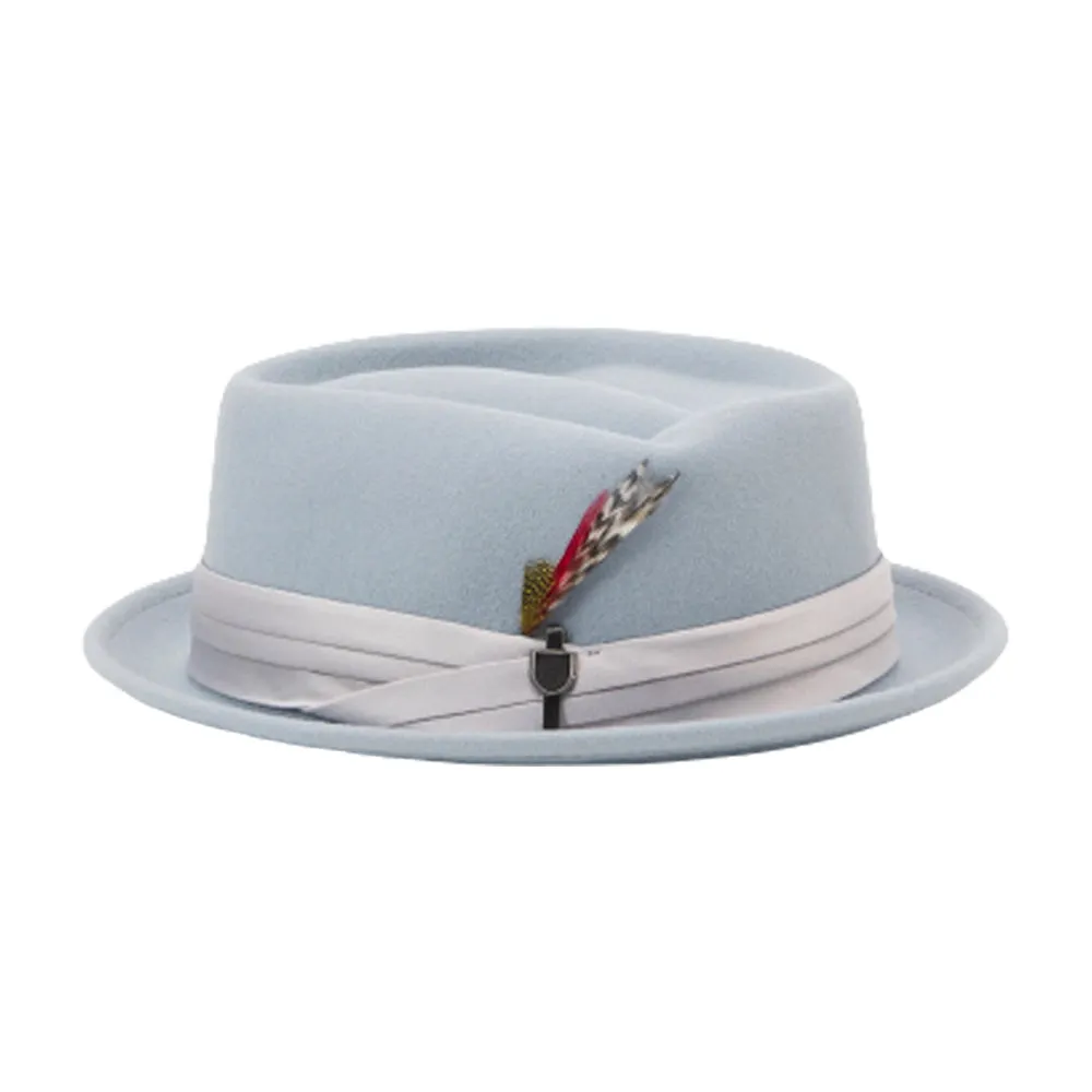 Brixton - Stout Pork Pie - Fedora - Haze/Silver