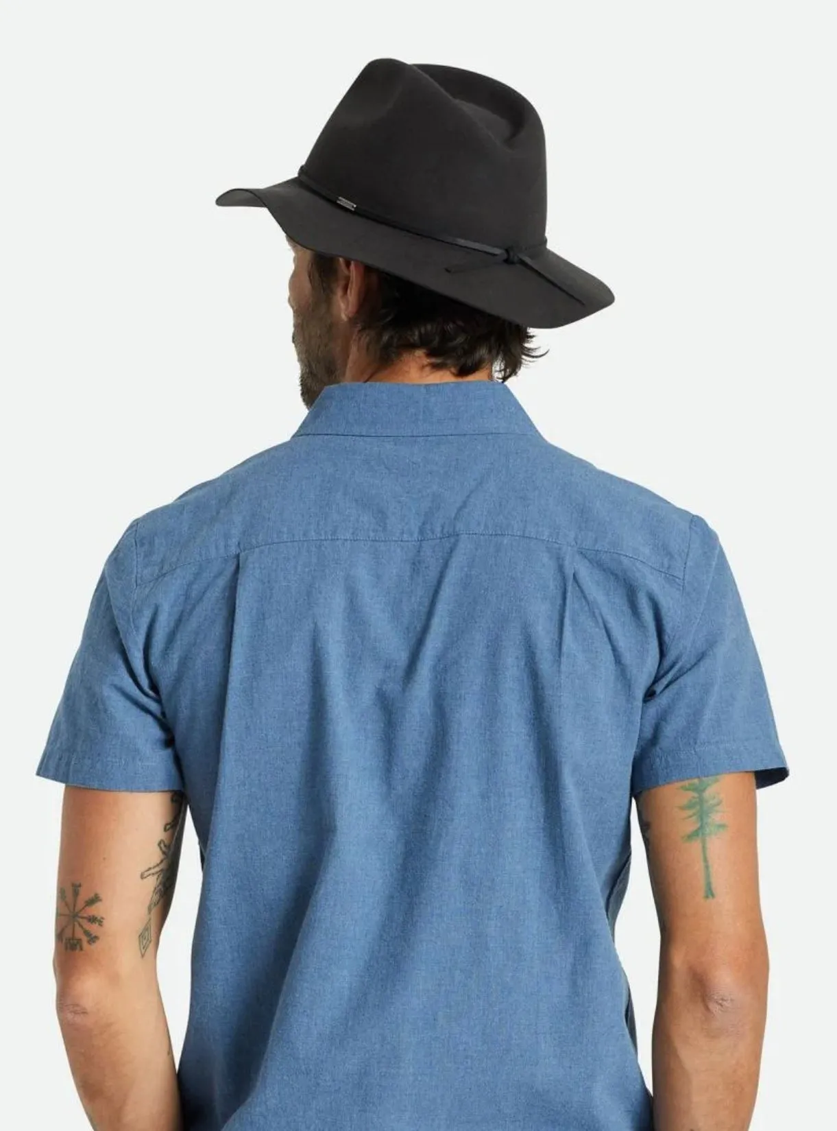 Brixton - Wesley Packable Fedora - Black