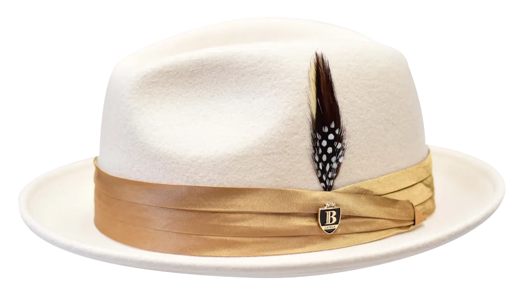 Bruno Capelo Giovani Fedora UN-131 Bone/Camel