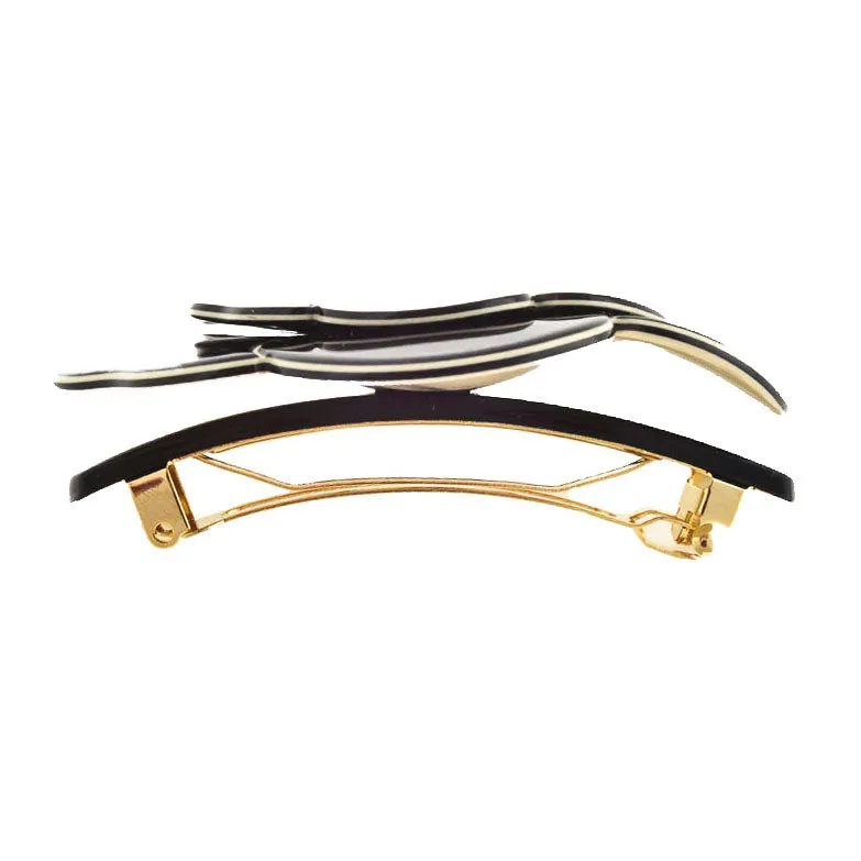 Camellia Pearl Large Ivory Hair Clip