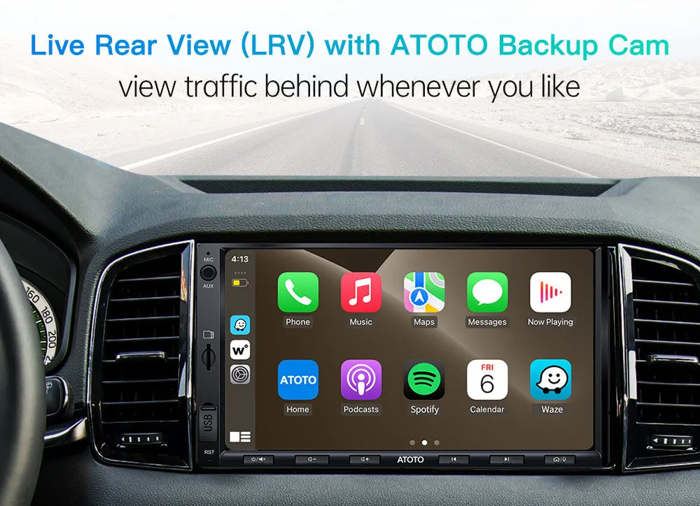 Car Stereo ATOTO F7 WE Wireless CarPlay & Android Auto Bluetooth With Buttons