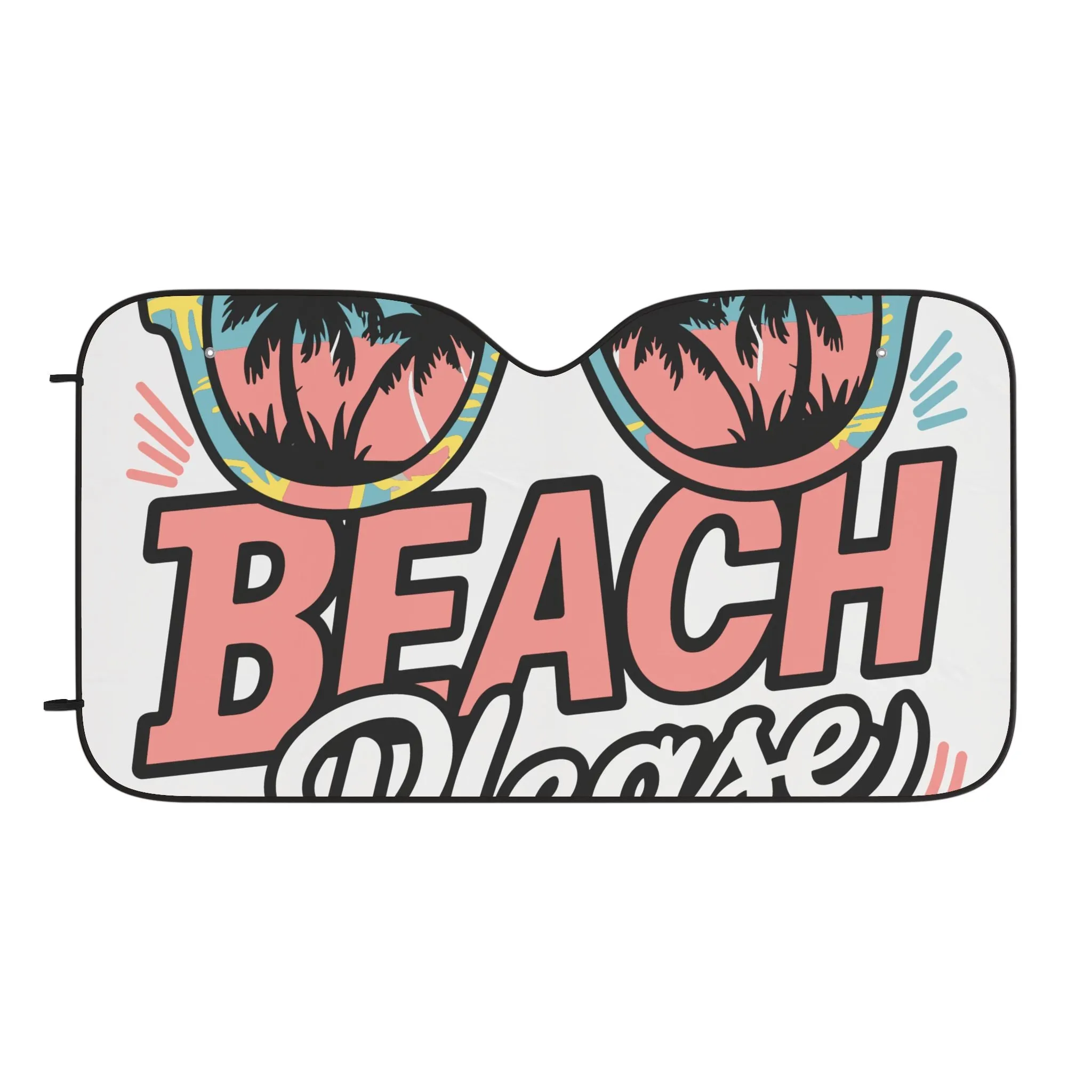 Car Sun Shades - Beach Please