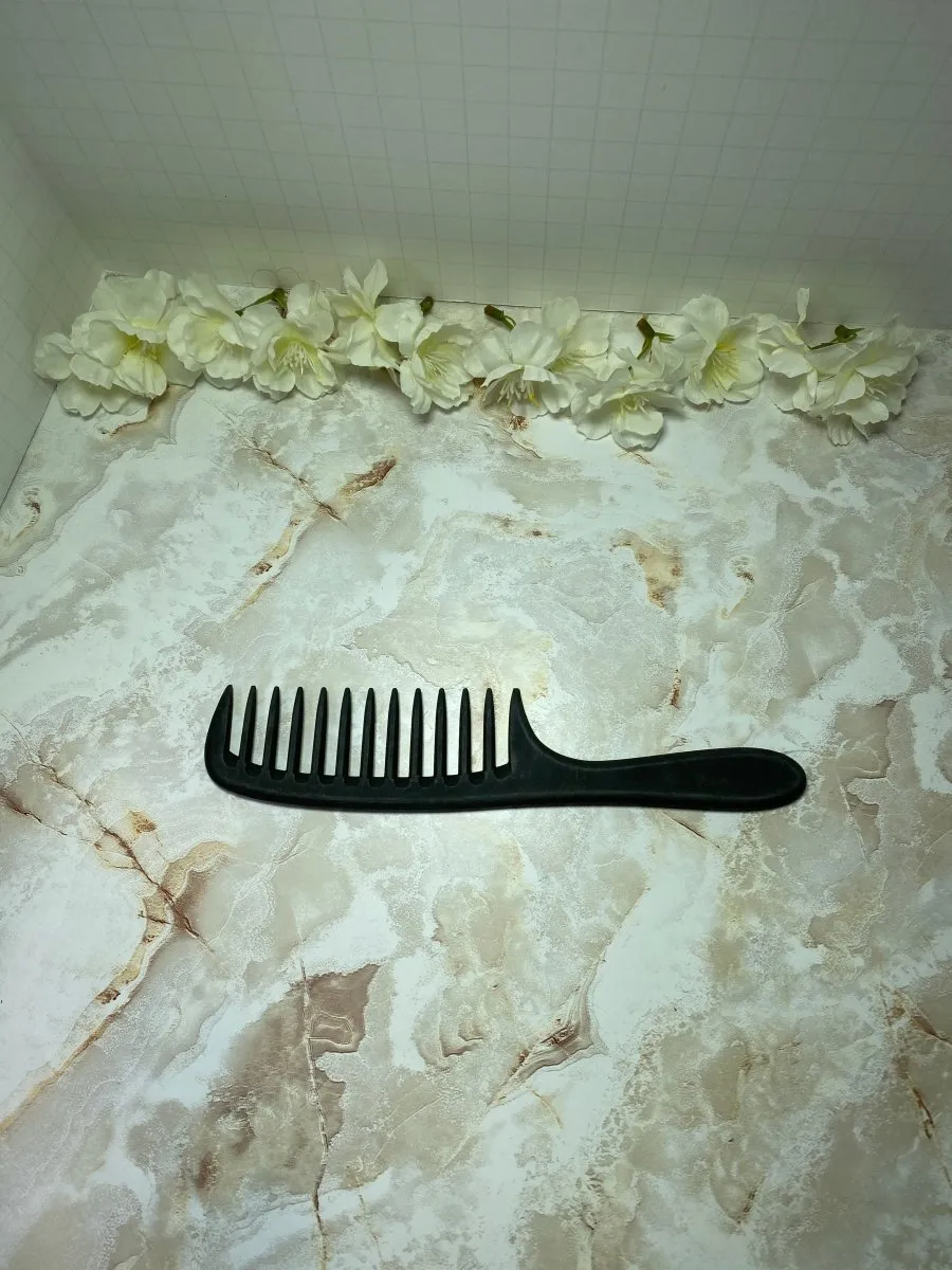 Carbon Texture & Styling Comb - Black