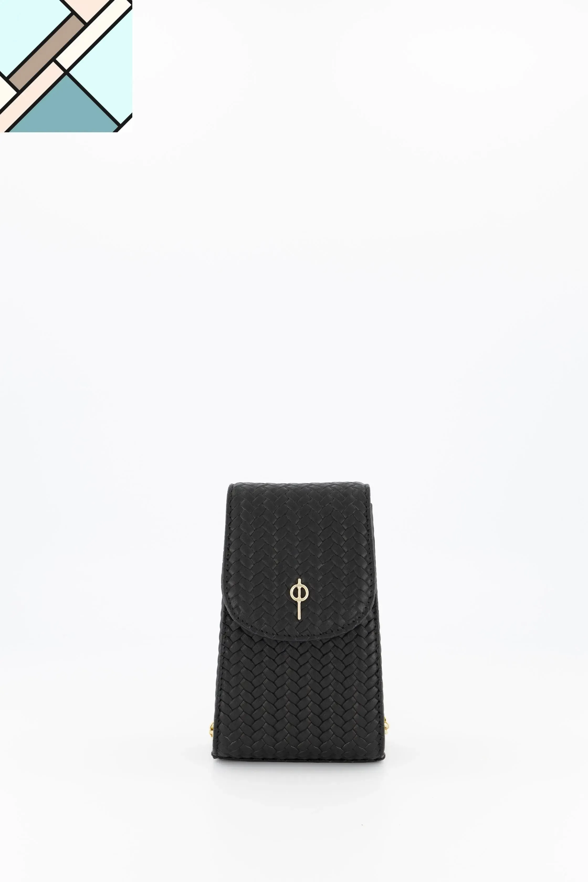 Casey Braid Crossbody Bag Black