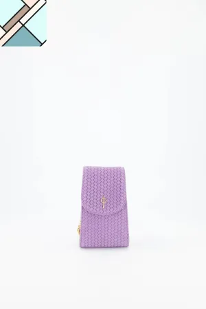 Casey Braid Crossbody Bag Purple