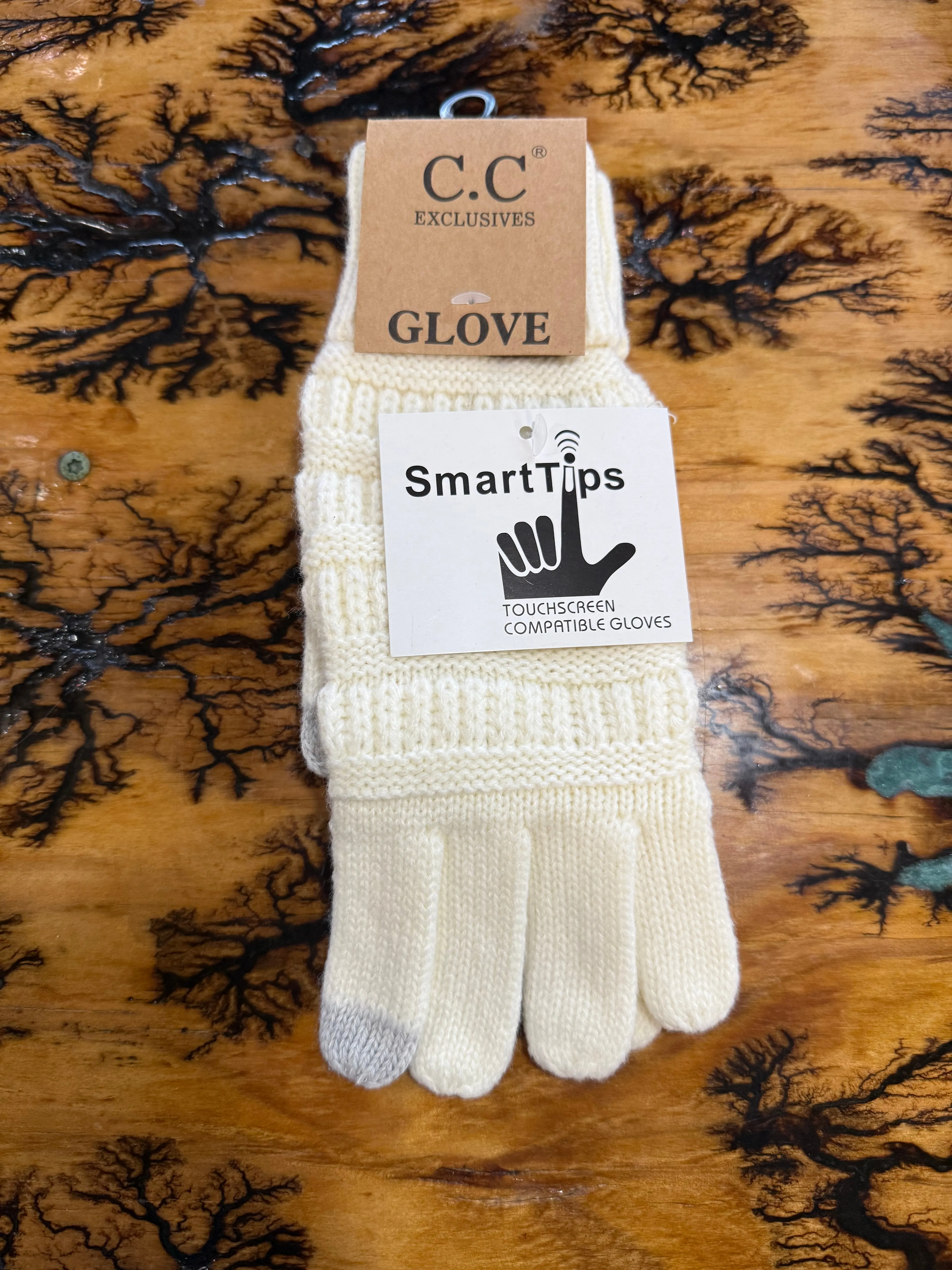 C.C Knitted Touch Screen Compatible Gloves
