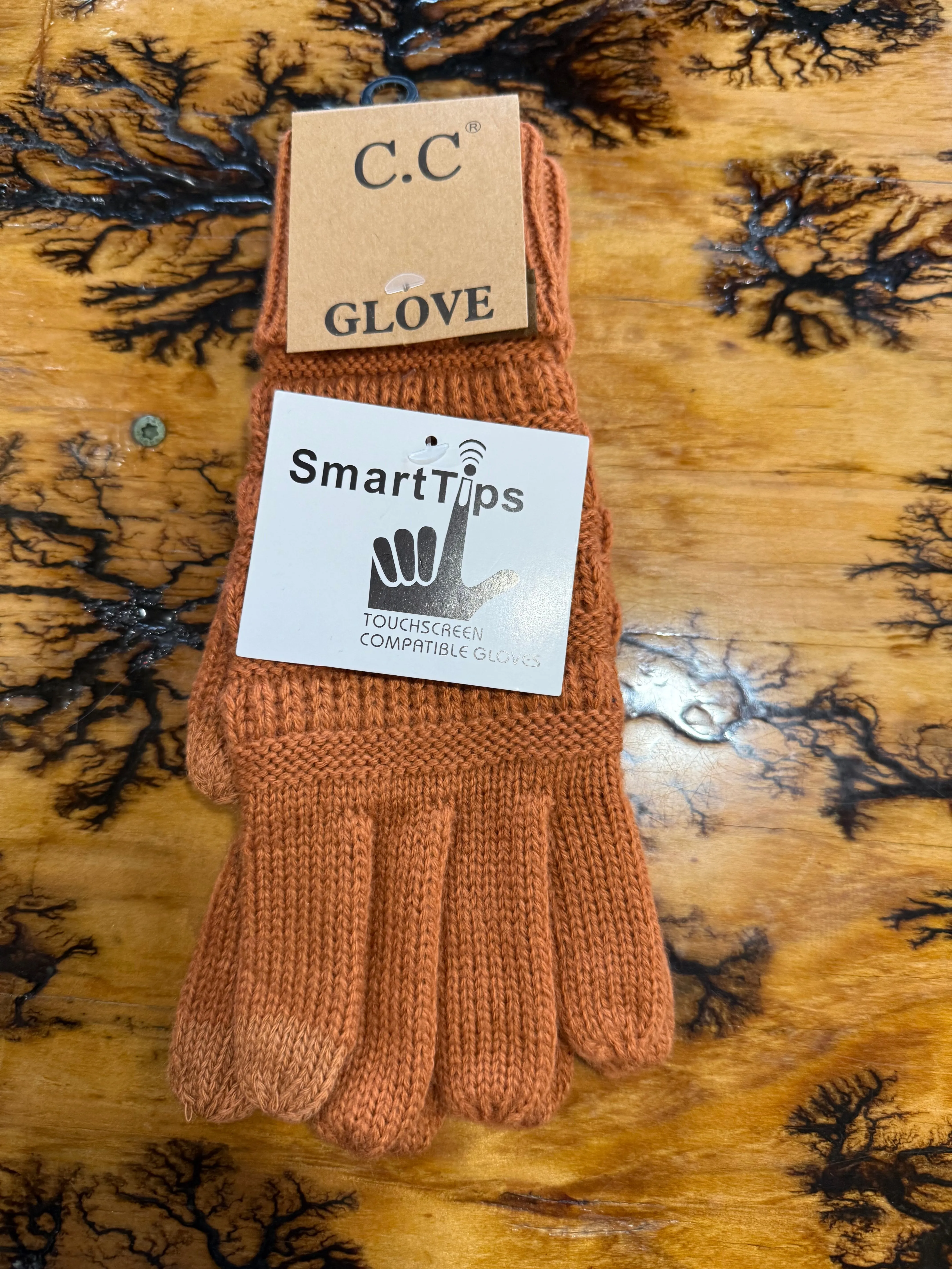C.C Knitted Touch Screen Compatible Gloves