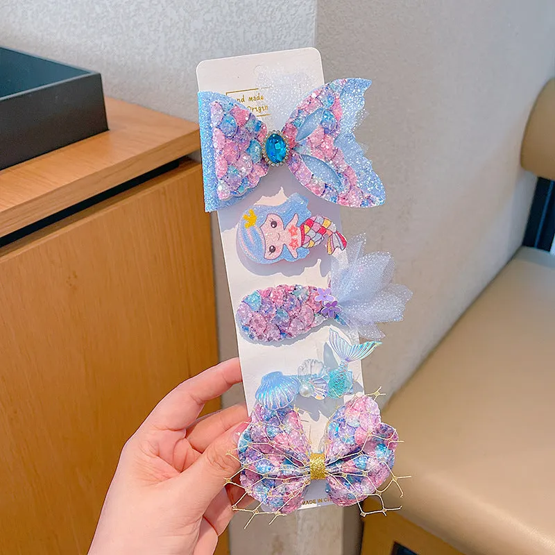 Children's mermaid hairpin