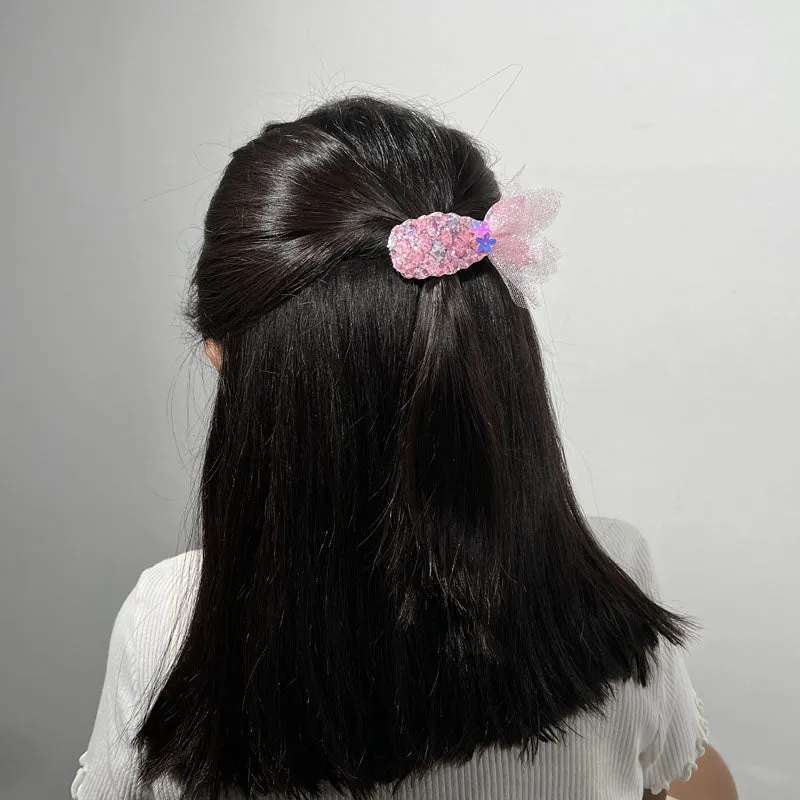 Children's mermaid hairpin