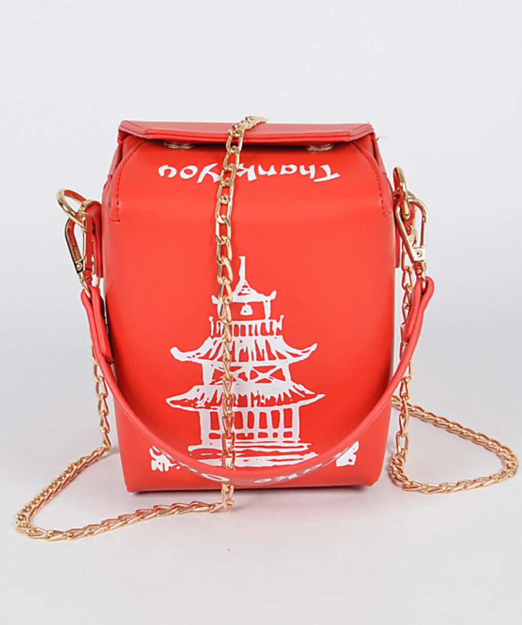 CHINESE TAKE OUT BOX W HANDLE