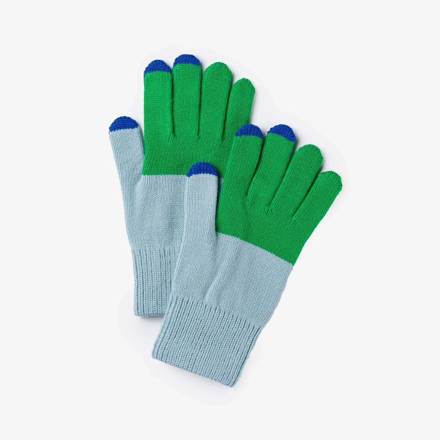 Classic Color Block Touchscreen Gloves