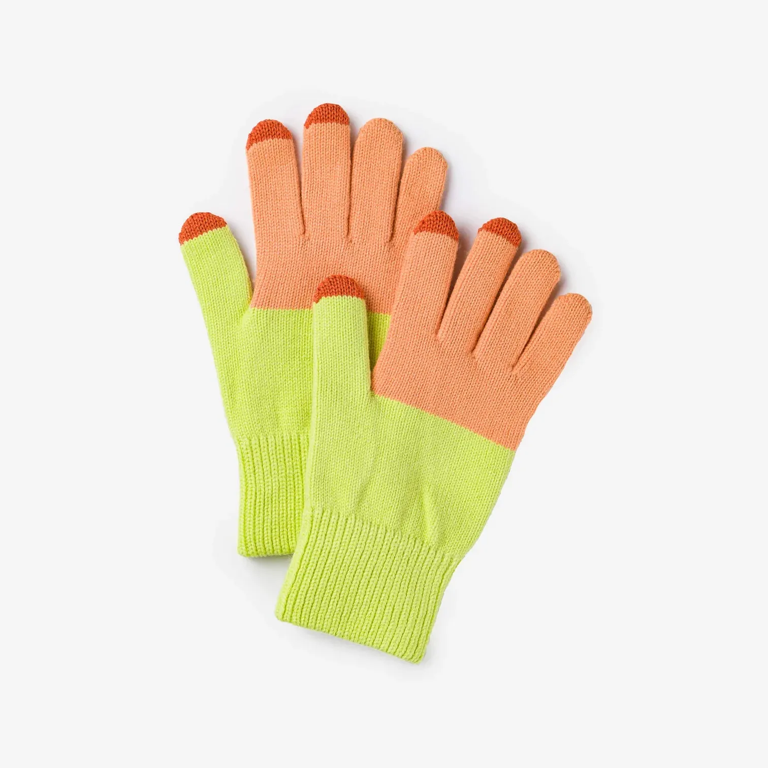 Classic Color Block Touchscreen Gloves