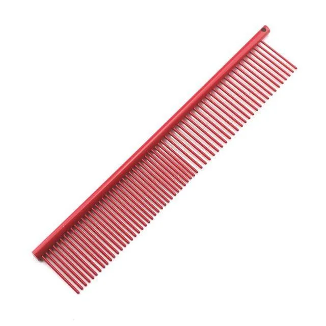 Colorful Professional Grooming Comb | Stainless Steel