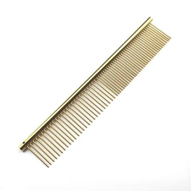 Colorful Professional Grooming Comb | Stainless Steel