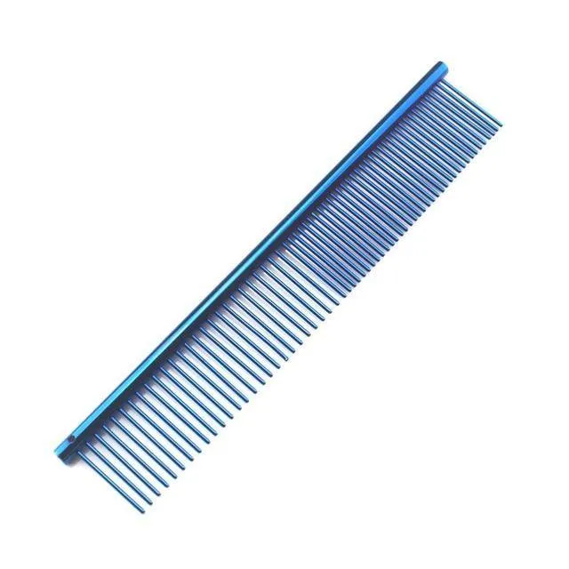 Colorful Professional Grooming Comb | Stainless Steel