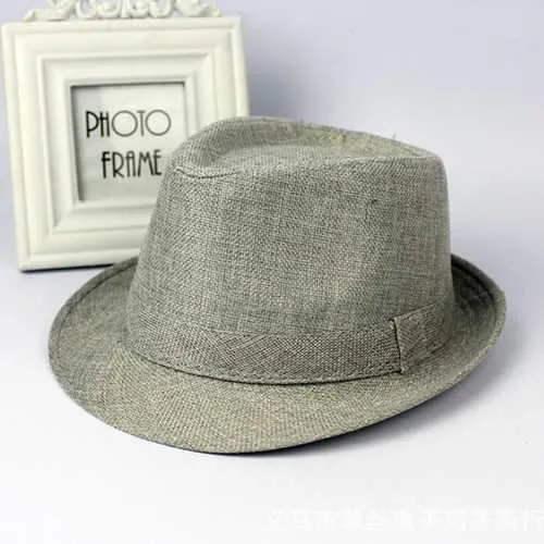 Cotton Wide Brim Panama Fedora Hats Beach Visor Hat