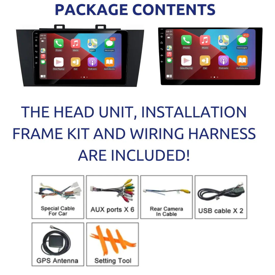 Daiko Car Stereo Carplay Android Auto For Subaru Outback Legacy 2014-2019