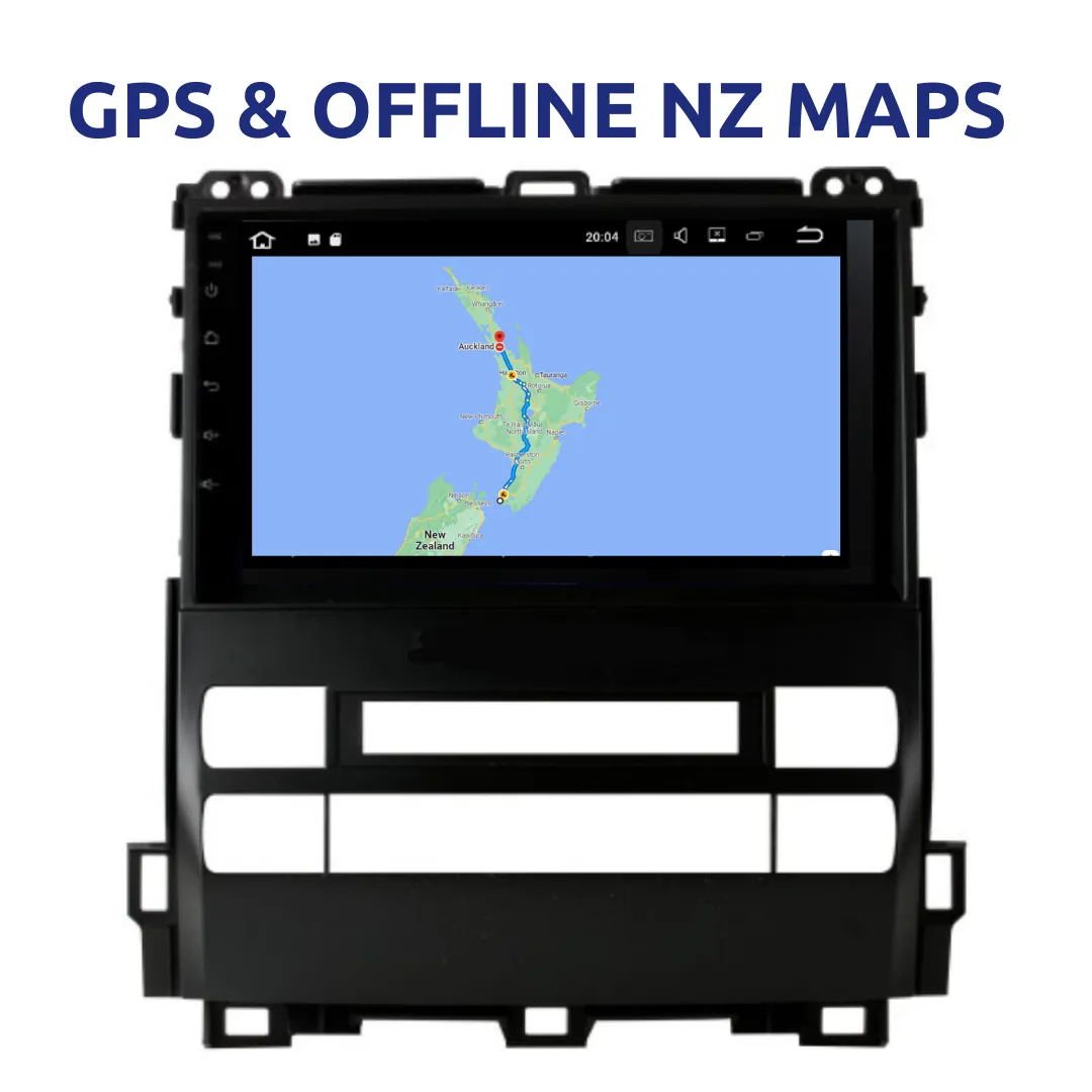 Daiko Car Stereo Carplay Android Auto For Toyota Land Cruiser Prado 2003-2009