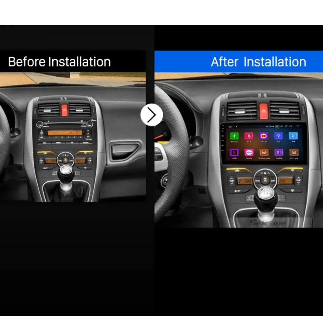 Daiko Car Stereo Wireless Carplay Android Auto For Toyota Auris Blade 2006-11