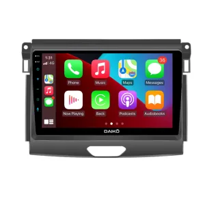 Daiko Multimedia Unit Wireless Carplay Android Auto For Ford Ranger 2015-2019