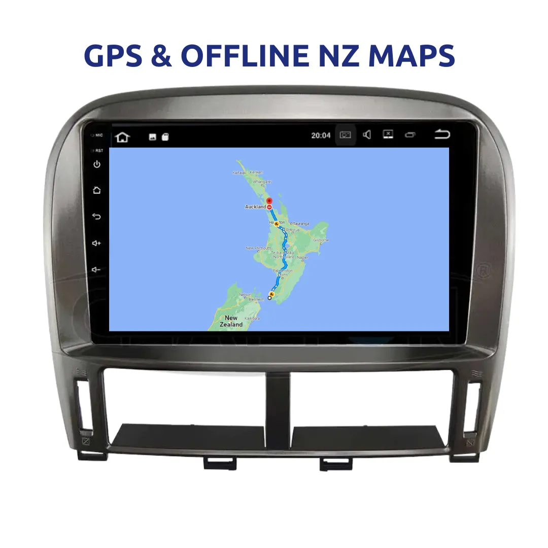Daiko Multimedia Unit Wireless Carplay Android Auto For Lexus LS430 2001-2006