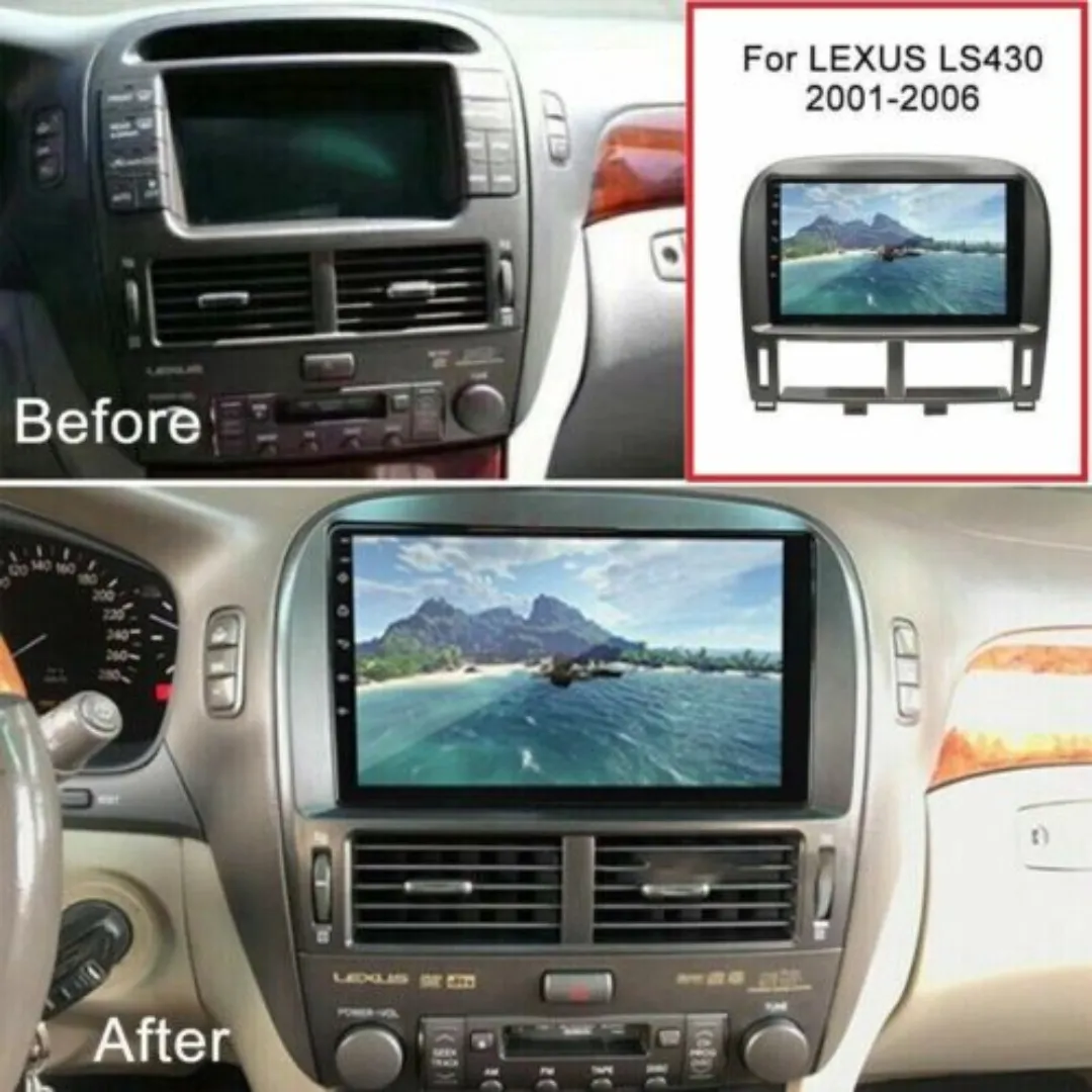 Daiko Multimedia Unit Wireless Carplay Android Auto For Lexus LS430 2001-2006