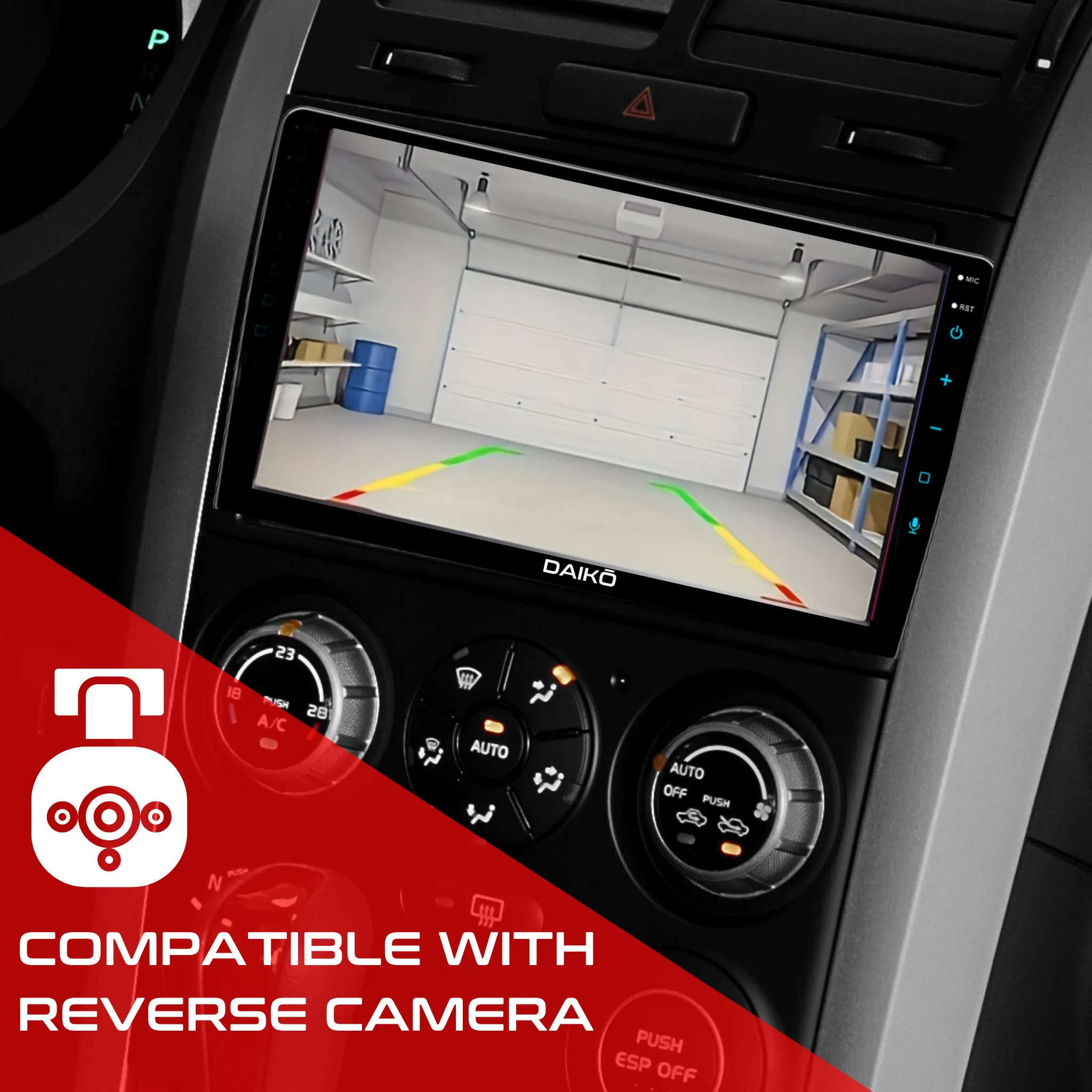 Daiko Multimedia Unit Wireless Carplay Android Auto For NISSAN Note 2014-2017
