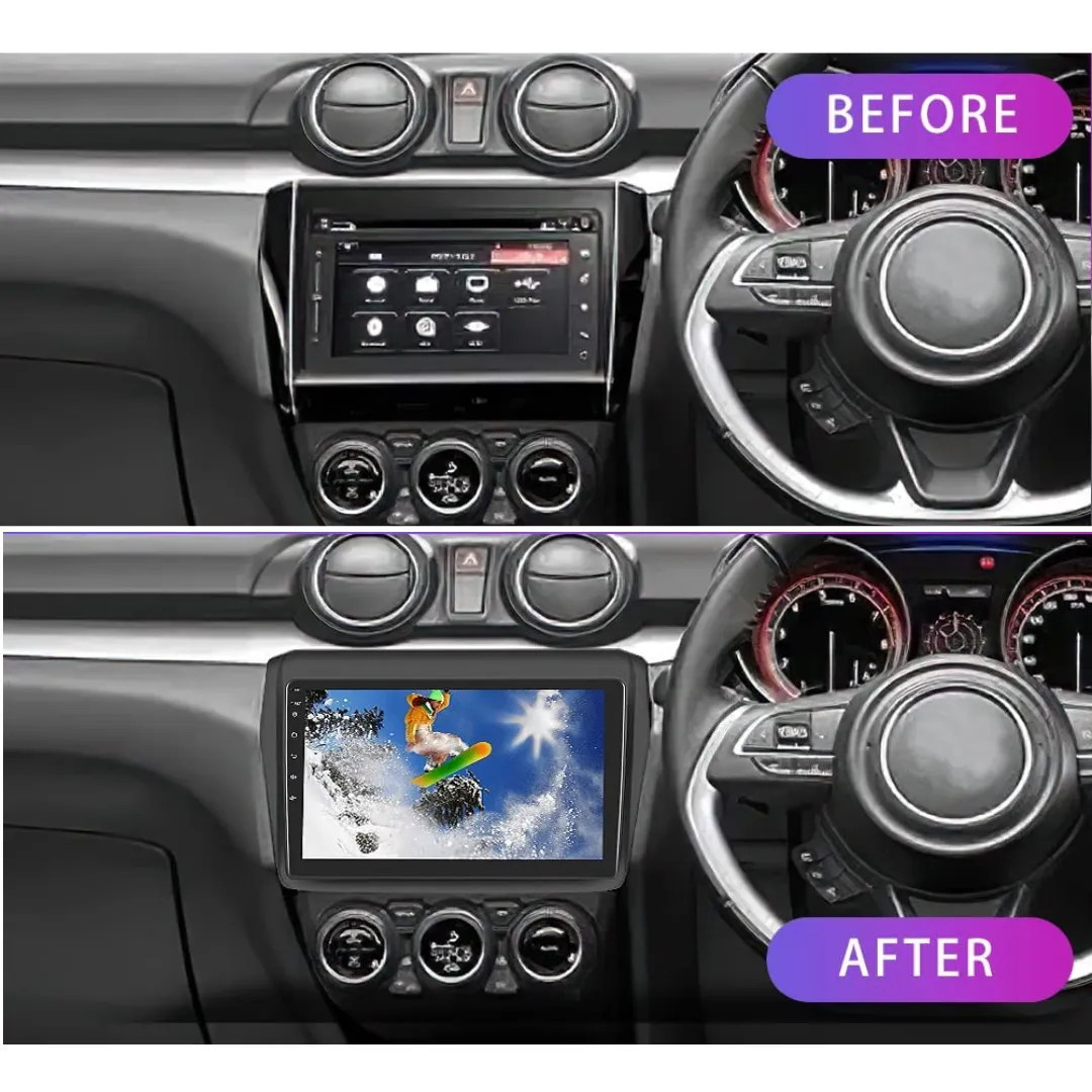 Daiko Multimedia Unit Wireless Carplay Android Auto For Suzuki Swift 2017-2023