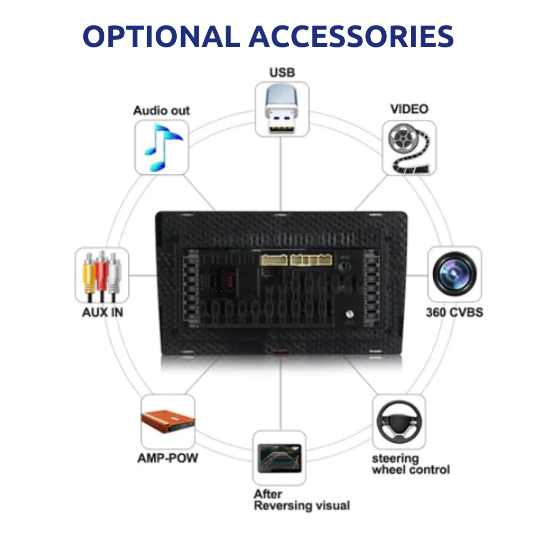 Daiko Multimedia Unit Wireless Carplay Android Auto For Toyota Allion 2007-2020