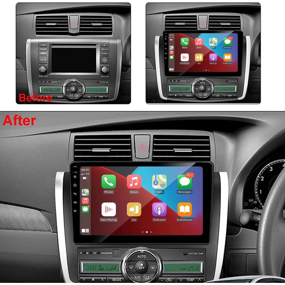 Daiko Multimedia Unit Wireless Carplay Android Auto For Toyota Allion 2007-2020