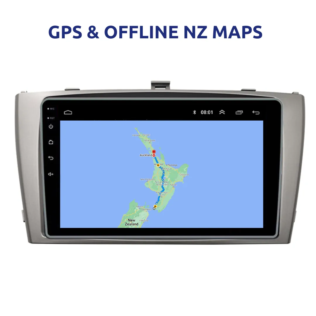 Daiko Multimedia Unit Wireless Carplay Android Auto For Toyota Avensis 2009-2015